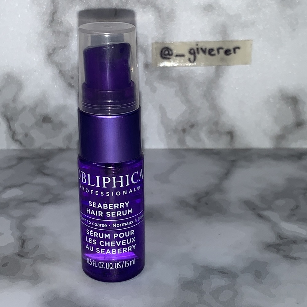 Obliphica Professional Seaberry Serum for Medium to Coarse Hair